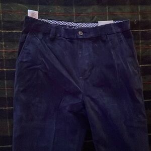 New with tags Brooks Brothers Fleece Size 18 Pleated Cords Navy